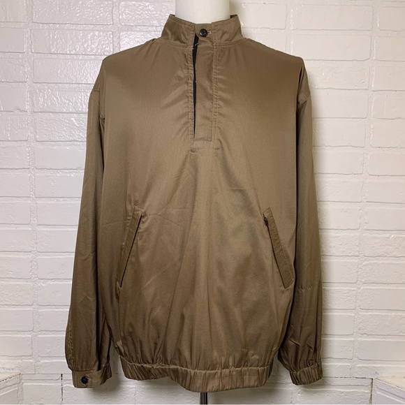 Bobby Jones Jacket Men’s XL Silk Lined  Windbreaker Golf 1/4 Button Pullover - Picture 1 of 16